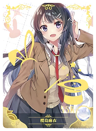 SSR-014 NS-17 — Mai Sakurajima (Rascal Does Not Dream of Bunny Girl Senpai)